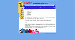 Desktop Screenshot of lintexintl.com